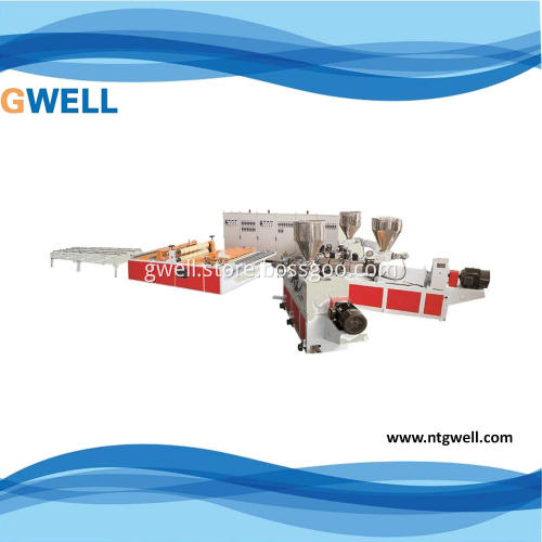 PC PVC PP wavy hollow tile production line